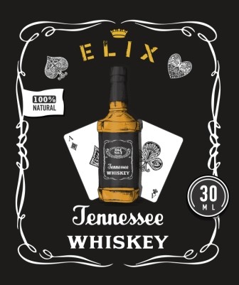 Эссенция Elix Tennessee Whiskey, 30 ml этикетка