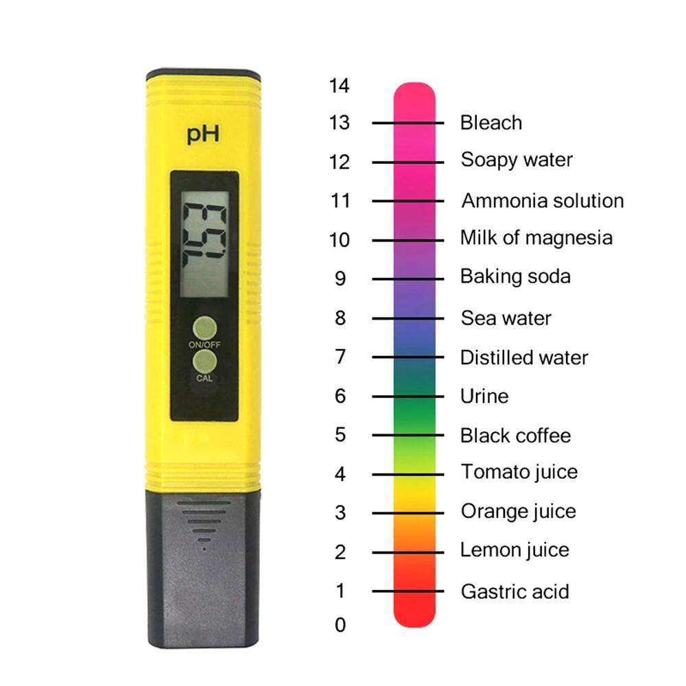 pH-метр (pH-009) шкала кислотности