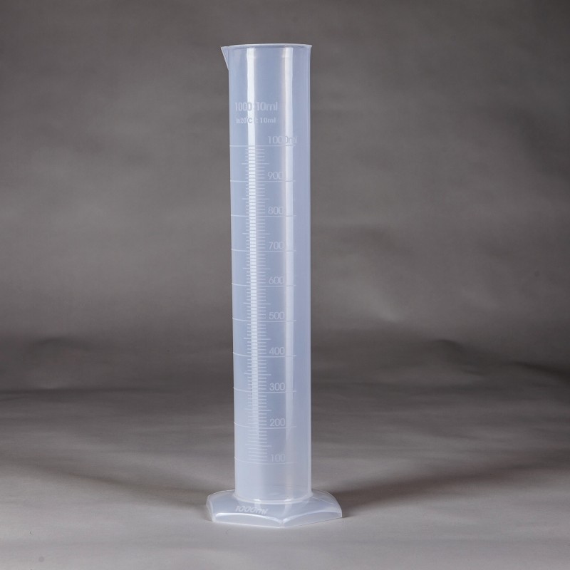 Цилиндр мерный 1000 мл пропилен (пластик пищевой)