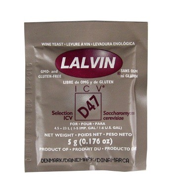 Дрожжи Lalvin ICV B-47 (5 гр)