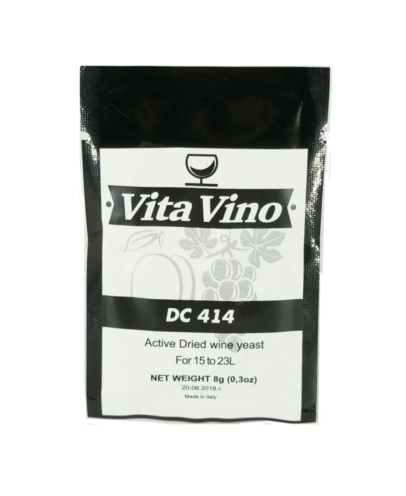 Дрожжи для столового вина Vita Vino DC-414, 8 гр